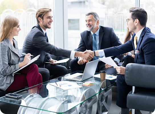 Réunion d'affaires professionnelle